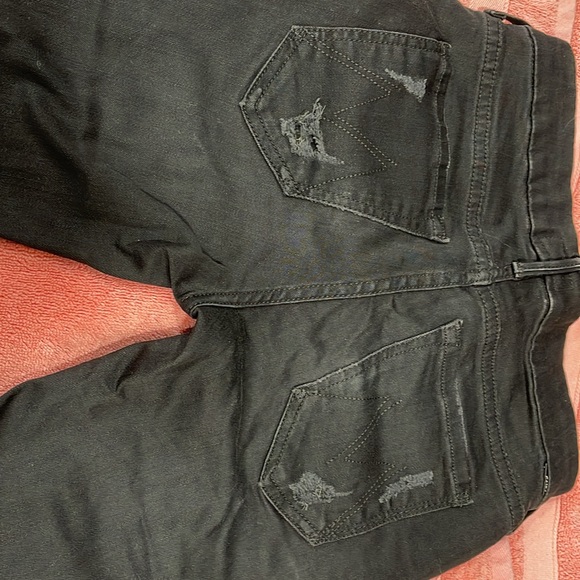 EUC Mother black skinny cropped skinny jeans 25 - Picture 14 of 16